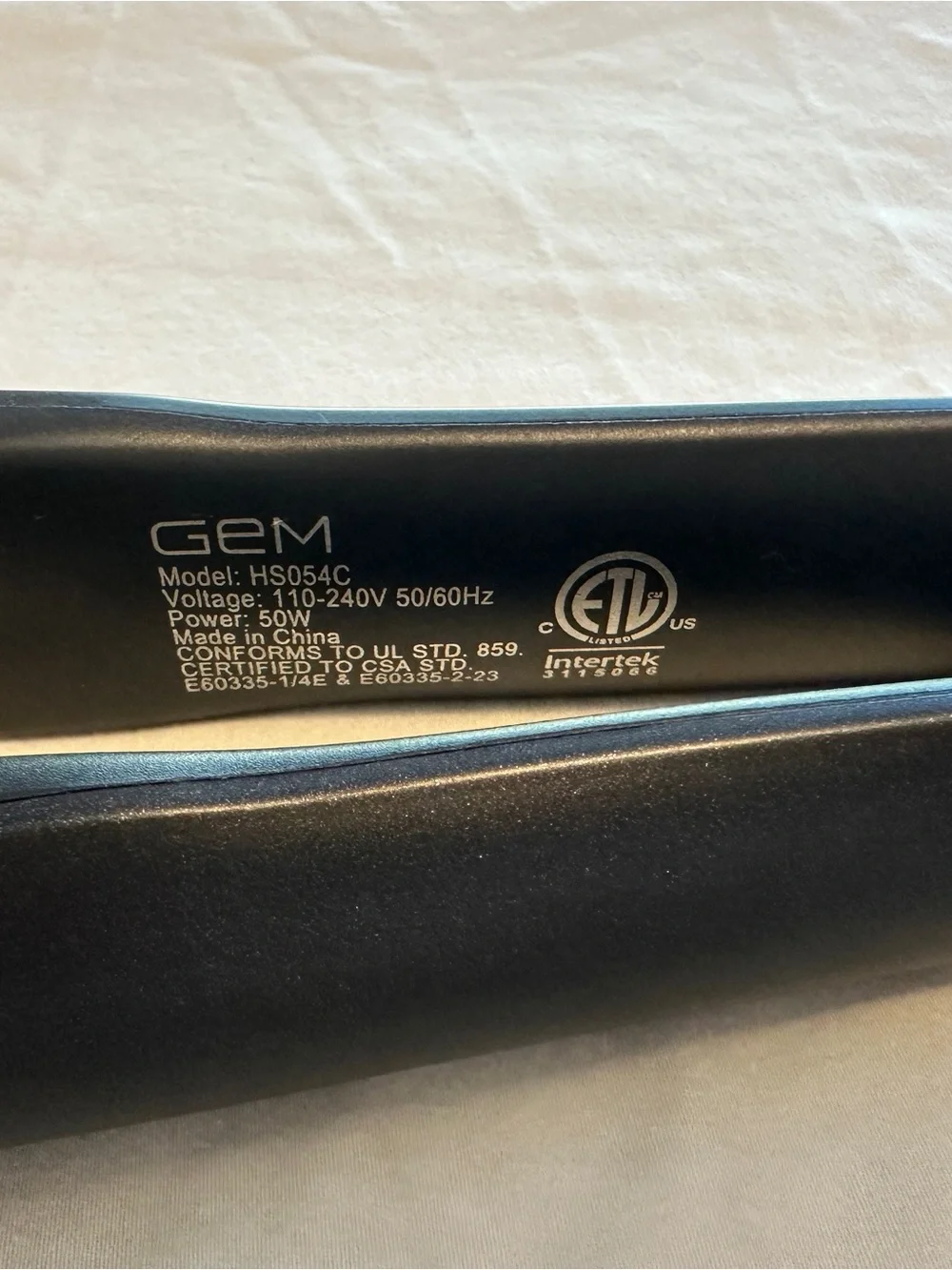 GEM Glamour Energy Magic Hair Straightener – Like New ✨